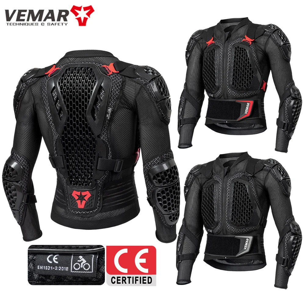 VEMAR Chaqueta de Motocicleta Armadura MX