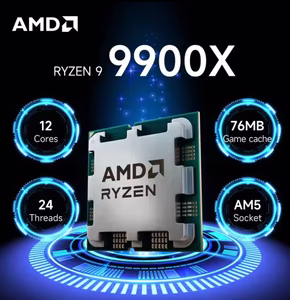 AMD Ryzen 9 9900X 12 núcleos, 24 hilos, DDR5, 5,6 GHz L3
