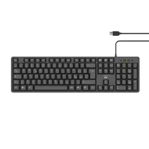 Ewent EW3108 Teclado Italiano Negro
