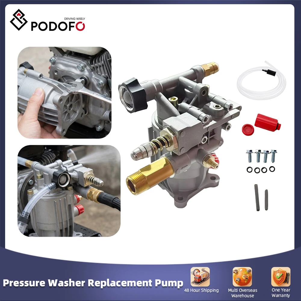 Podofo Cabezal de Bomba Alta Presión para Lavadora a Presión