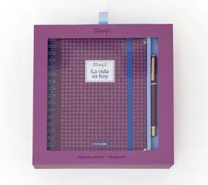 Set de Agenda Office Diaria con Boli