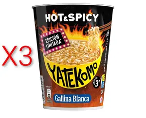Yatekomo Hot & Spicy Fideos Orientales Picante