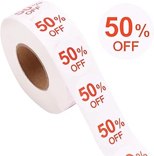 Tinoaly pegatinas redondas con 50%