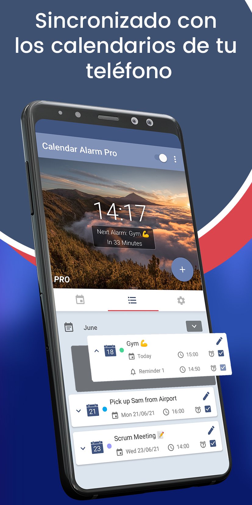 App de Alarma, Calendario y Recordatorio