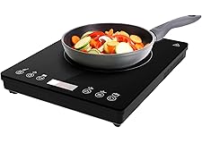 Cecotec Placa de Inducción Portátil 1 Fuego Full Magma Slim