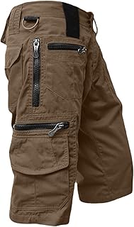 TOFOTL Shorts Retro Viajes Pantalones Militares Deportivo Pantalón Corto Baloncesto Shorts Hombre Elásticos Cargo Pants