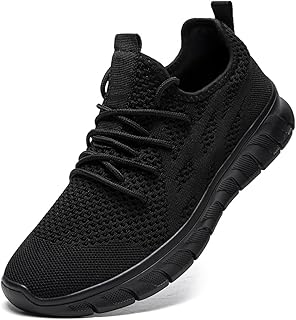LANGFEUU Zapatillas Deportivas de Ocio para Hombres cómodas y Transpirables