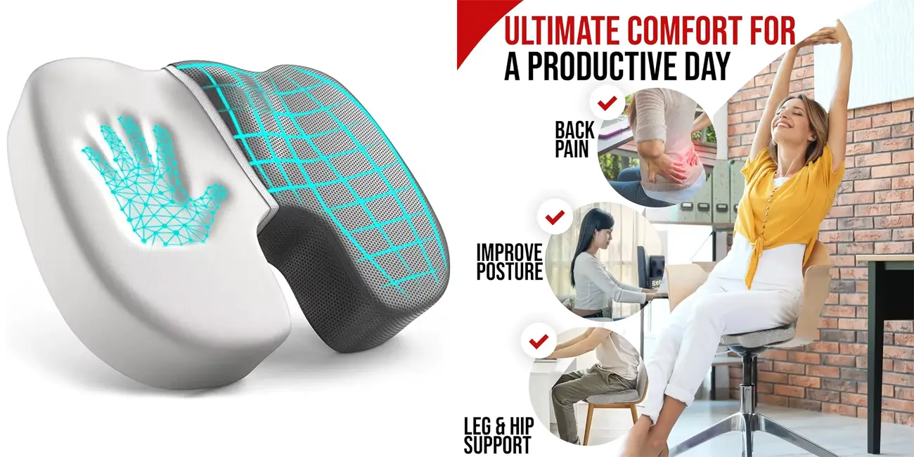 Cojín ergonómico para largas jornadas, baja precio en AliExpress