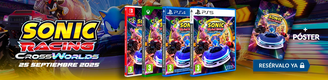 Juego de consola Sonic Racing CrossWorlds para PS4