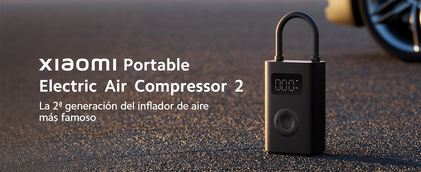 Compresor portátil Xiaomi Portable Electric Air Compressor 2 de 150 PSI