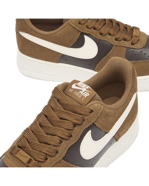Nike Air Force 1 07 Sneaker Bwn Brown, Sail & Brown Talla de 36 a 44