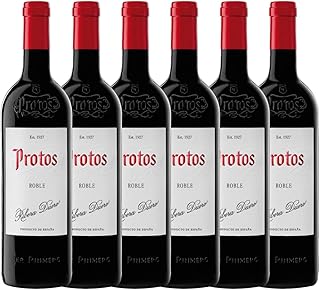 Protos Roble Vino Tinto Tempranillo 2023 D.O. Ribera del Duero, Caja de 6 botellas