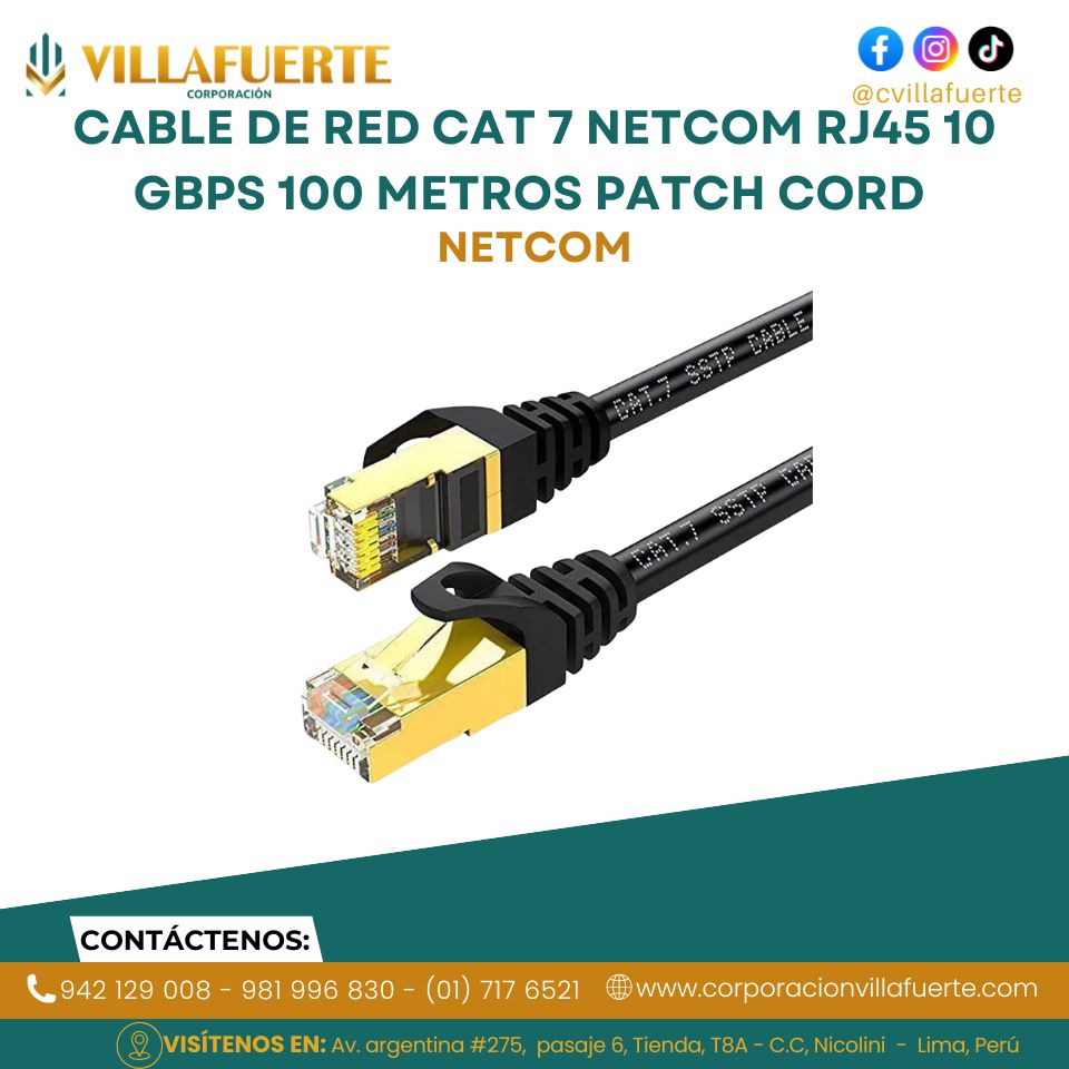 Cable RJ45 de 7 metros