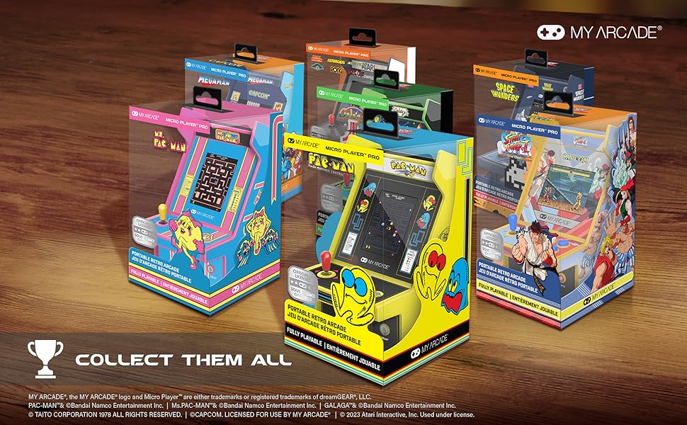 MY ARCADE Micro Jugador PRO 6,7 para Street Fighter II
