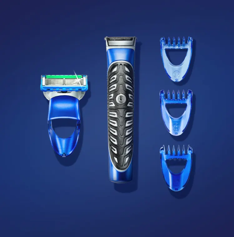 Gillette Fusion One Recortadora de barba y afeitadora corporal