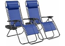 Pack 2 Tumbonas o Sillas de Exterior Plegables para jardín | Playa | Piscina o Terraza | Hamacas Reclinables Camping con Portavasos y Reposacabezas | Hasta 150kg | Silla plegable playa o Tumbona