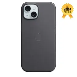 Funda tejida fina para iPhone 15 negro