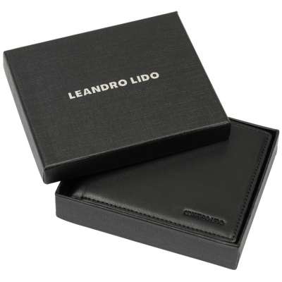 Cartera clásica LEANDRO LIDO en negro