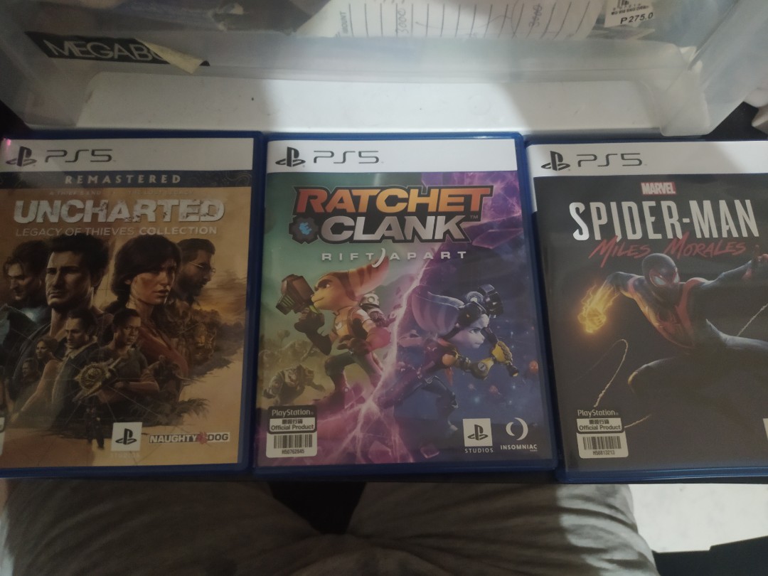 Recopilacion 4 videojuegos ps5 desde mas a mas caro Uncharted Collection / Spider-Man Miles Morales/Ratchet & Clank/Demons Souls · Worten - 16.