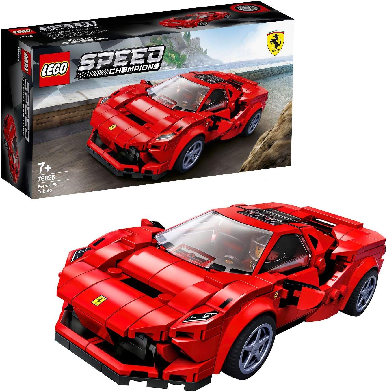 Ferrari estilo LEGO para montar y exhibir