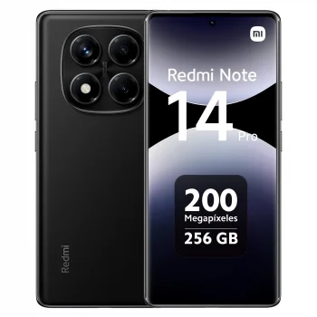 Xiaomi Redmi Note 14 Pro 256GB con 8GB RAM - Negro