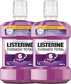 Listerine Enjuague Bucal Cuidado Total, 1000ml x 2