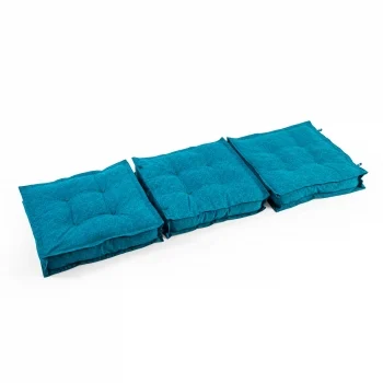 Palet cojín extensible 56x168 cm azul