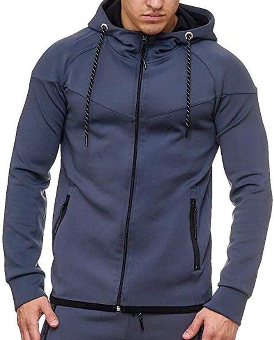 Sudadera para Hombre Oma de Amazon, Cálida y Transpirable con Media Cremallera