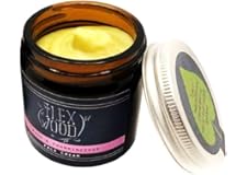Crema facial de rosa e incienso madera de Ilex, 100% natural, vegana, hidratante, antiedad
