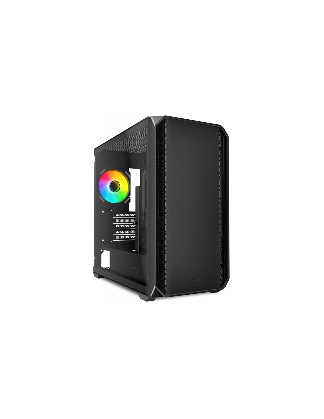 Sharkoon MK2 RGB Black, mATX -Torre PC Caja