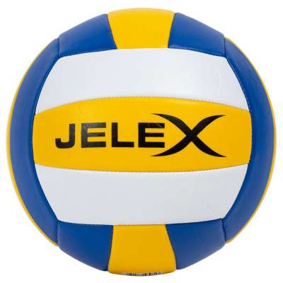 Jelex Softtouch Balón de Voleibol Amarillo Azul Oscuro Blanco