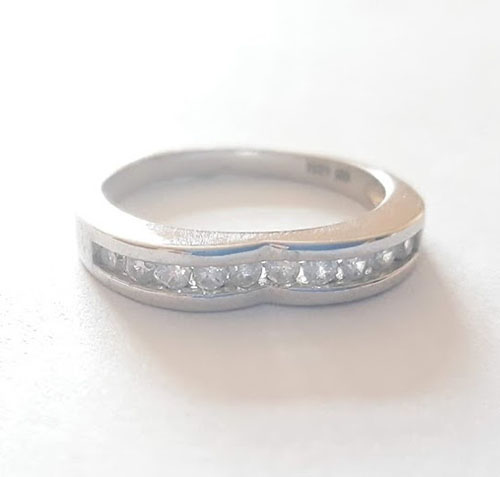 Anillo de plata chic Creator Flower con circonitas