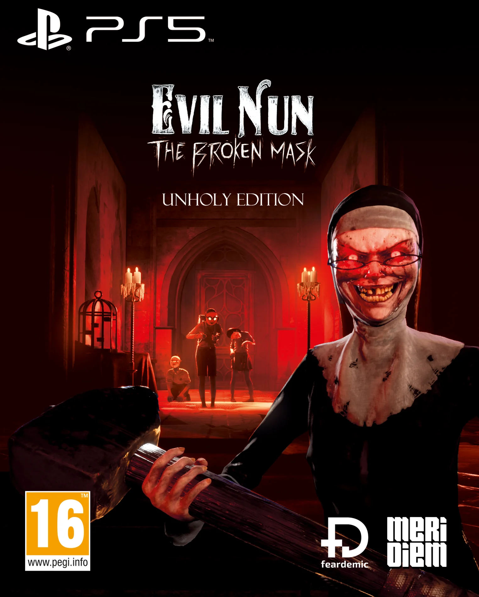 Juego de máscaras Evil Nun The Broken Mask