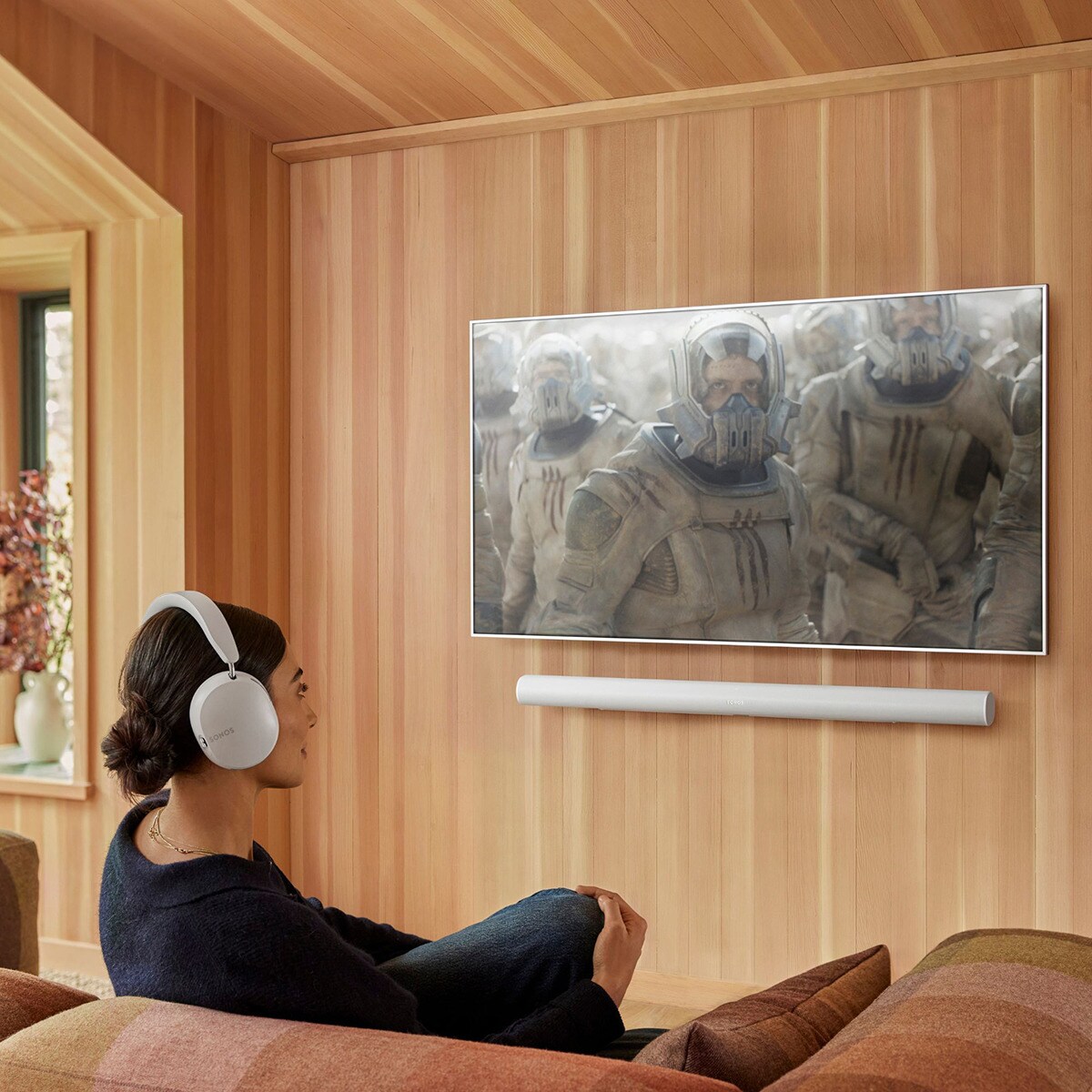 Barra de sonido Sonos Arc Ultra con sonido inmersivo 3D, tecnología Sound Motion y Dolby Atmos