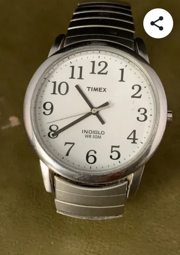 Reloj analógico Timex acero inoxidable