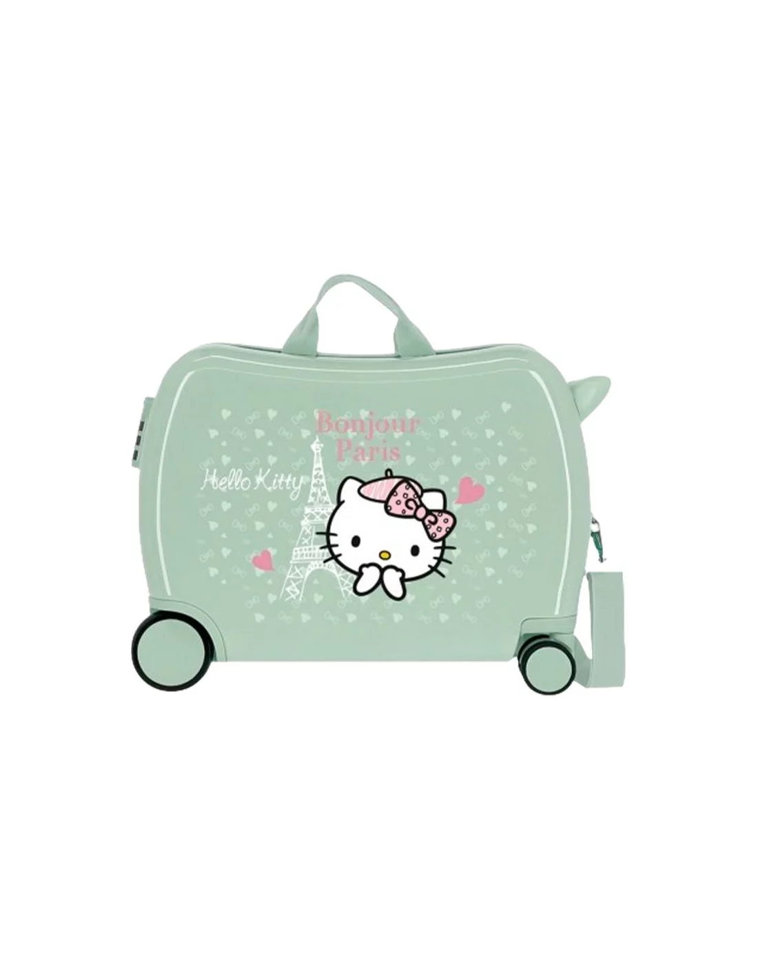 Maleta Hello Kitty Verde y Azul