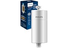 Philips Water Filtro de ducha en línea + 1 cartucho de repuesto, reduce el CLORO hasta un 99 , capacidad de filtración 50 000 L por filtro · Amazon -