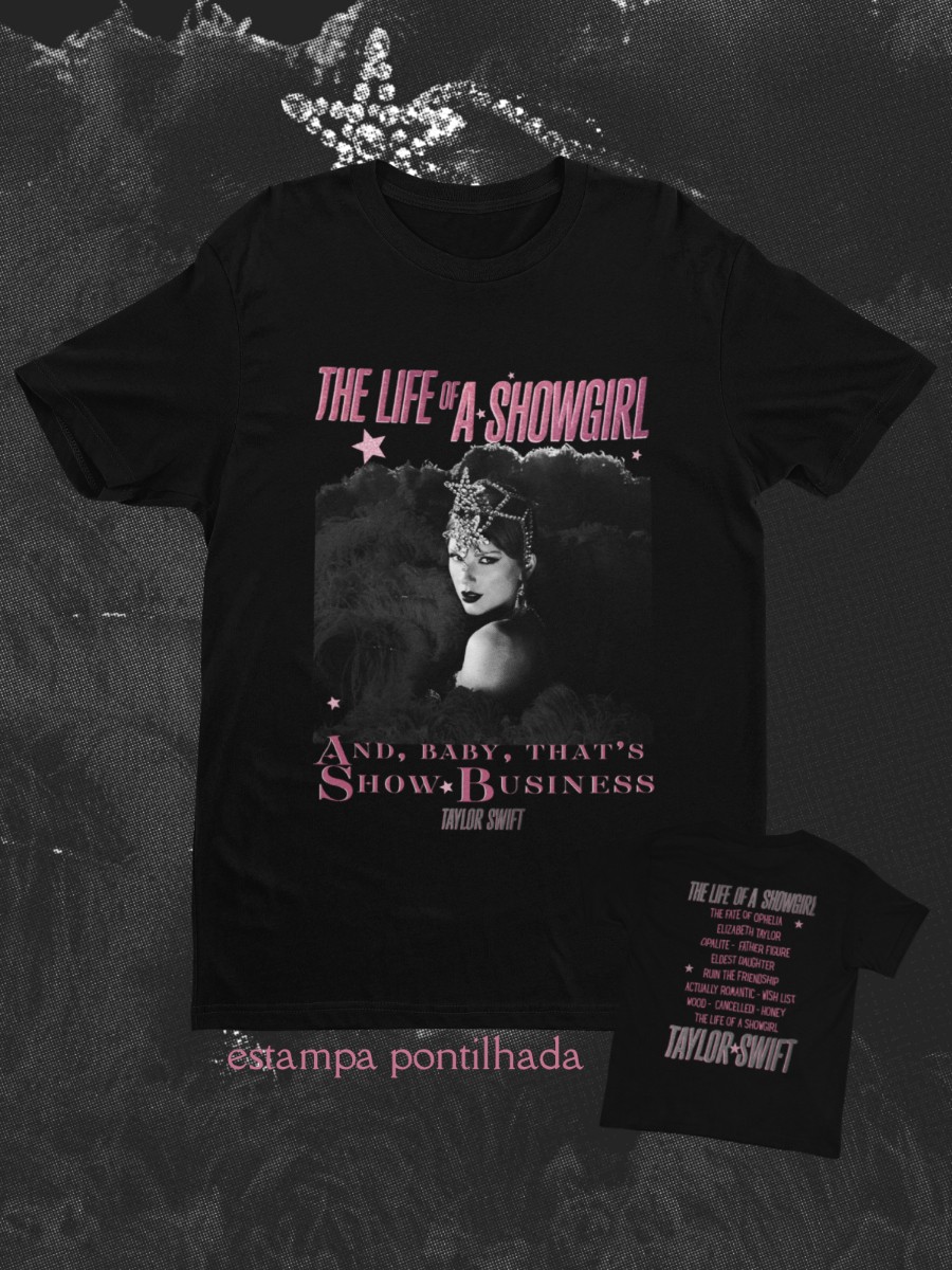 Camiseta con bordados Showgirl