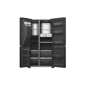 Frigorífico Americano HISENSE RS9P628GPFE No Frost, 179.5 cm, 614 L, Negro