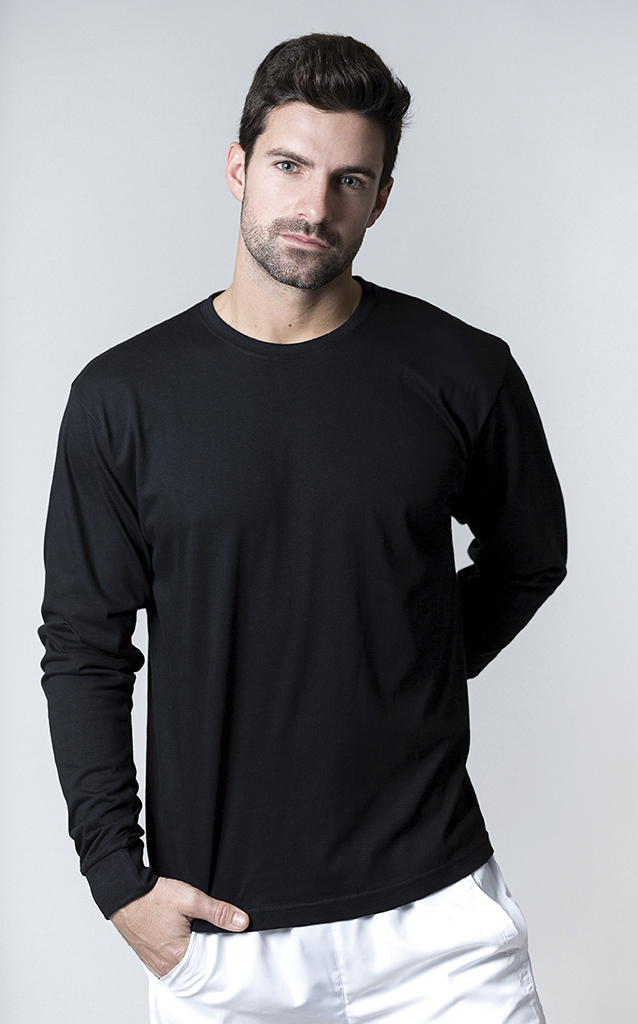 Camiseta manga larga de algodón