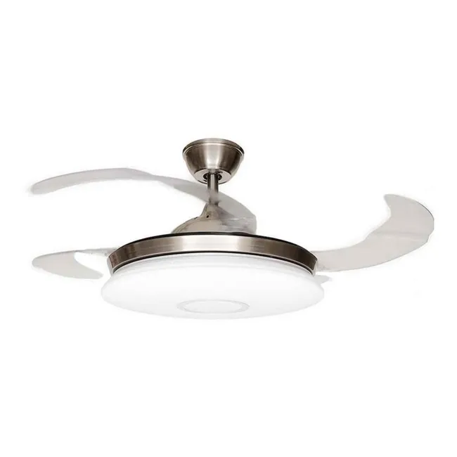 Ventilador de techo LED Coal Ø108 cm 6 Velocidades Luz regulable CCT Temporizador Modo verano - invierno