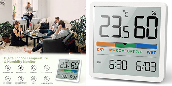 Termohigrómetro digital Noklead