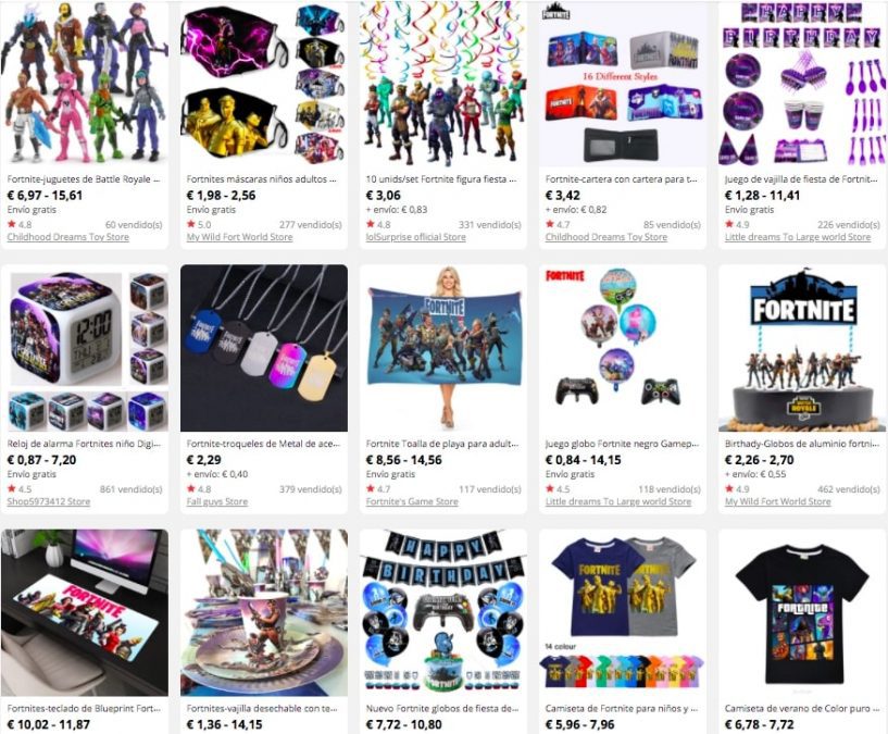 Mini Recopilación Merchandaising Game