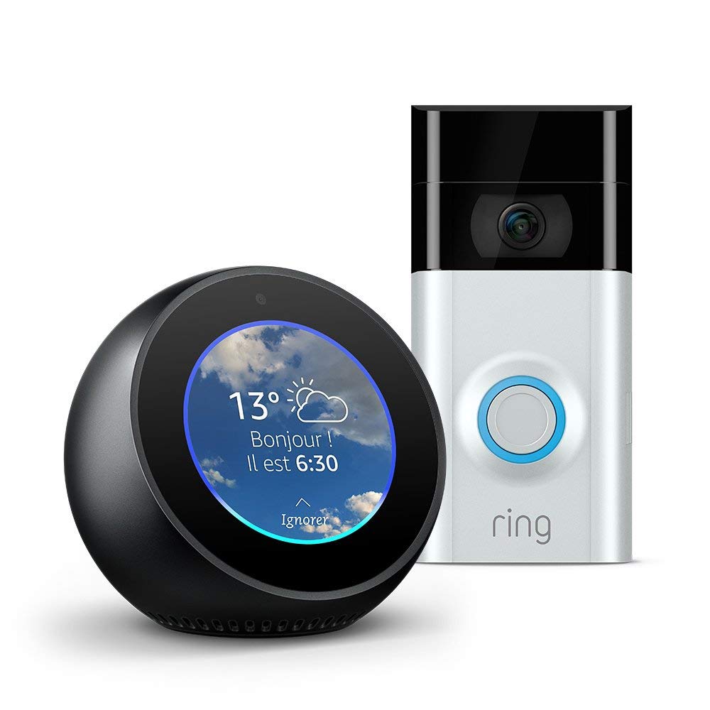 Echo Spot Ring - Amazon