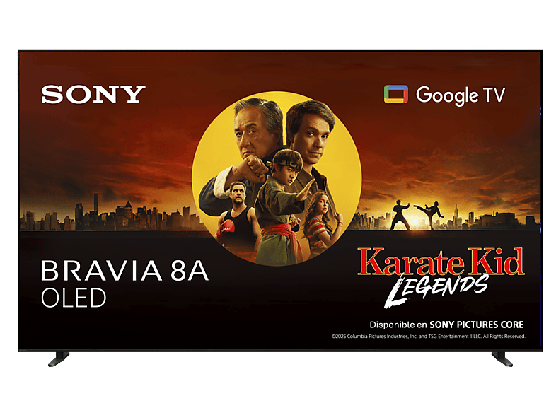TV OLED 65 - Sony BRAVIA 8A, 4K UHD HDR, Google Smart TV, Gaming PS5, IMAX Enhanced, Dolby Atmos/Vision, Chromecast, Apple Airplay · Mediamarkt - 1444
