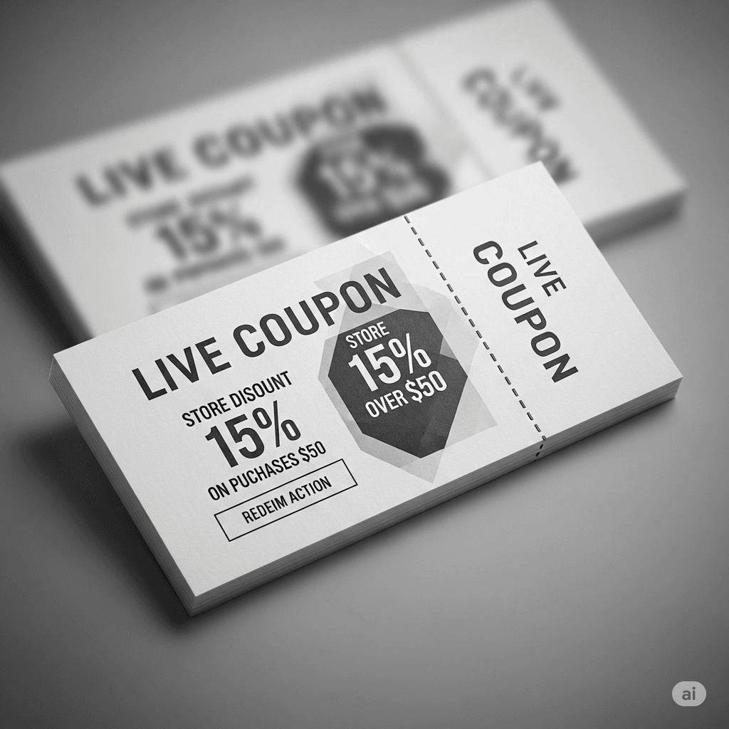 Cupón de para compras online