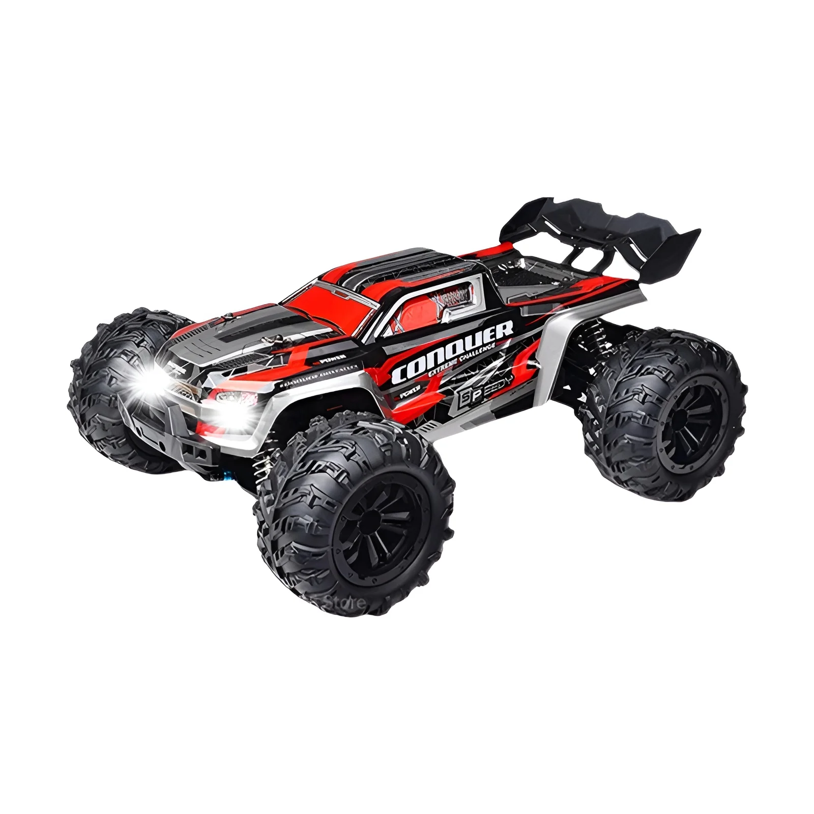 WLtoys-coche RC grande a escala 1:16, 50 km/h, alta velocidad, 4WD, juguete para niños, coche de Control remoto, 2,4G, todoterreno, camión monstruo, juguete RC