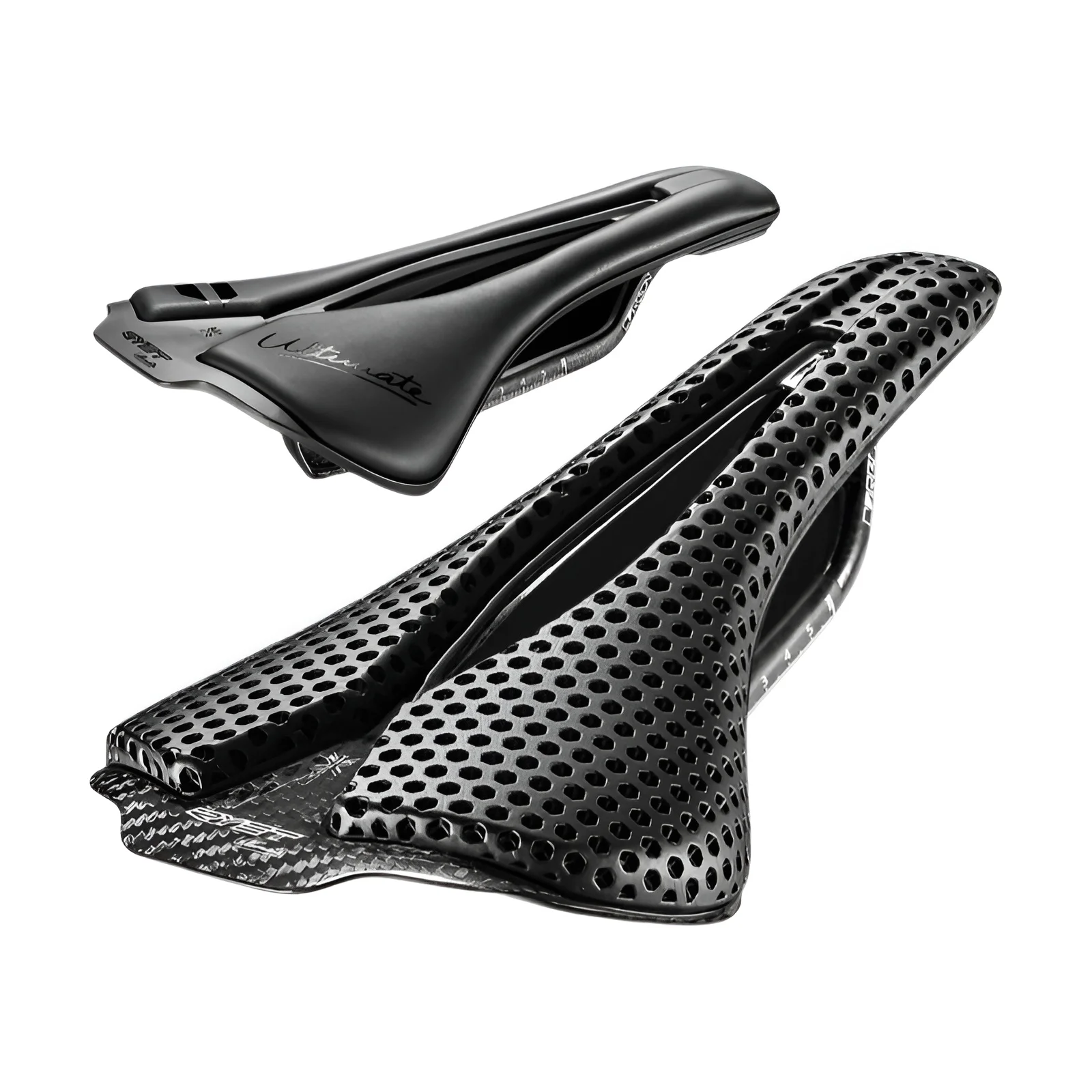 2024 RYET Sillín de bicicleta con estampado 3D, cojín de carbono de 120g, asientos de bicicleta de 250x140mm para asiento de bicicleta de carretera de grava MTB, accesorios para ciclismo