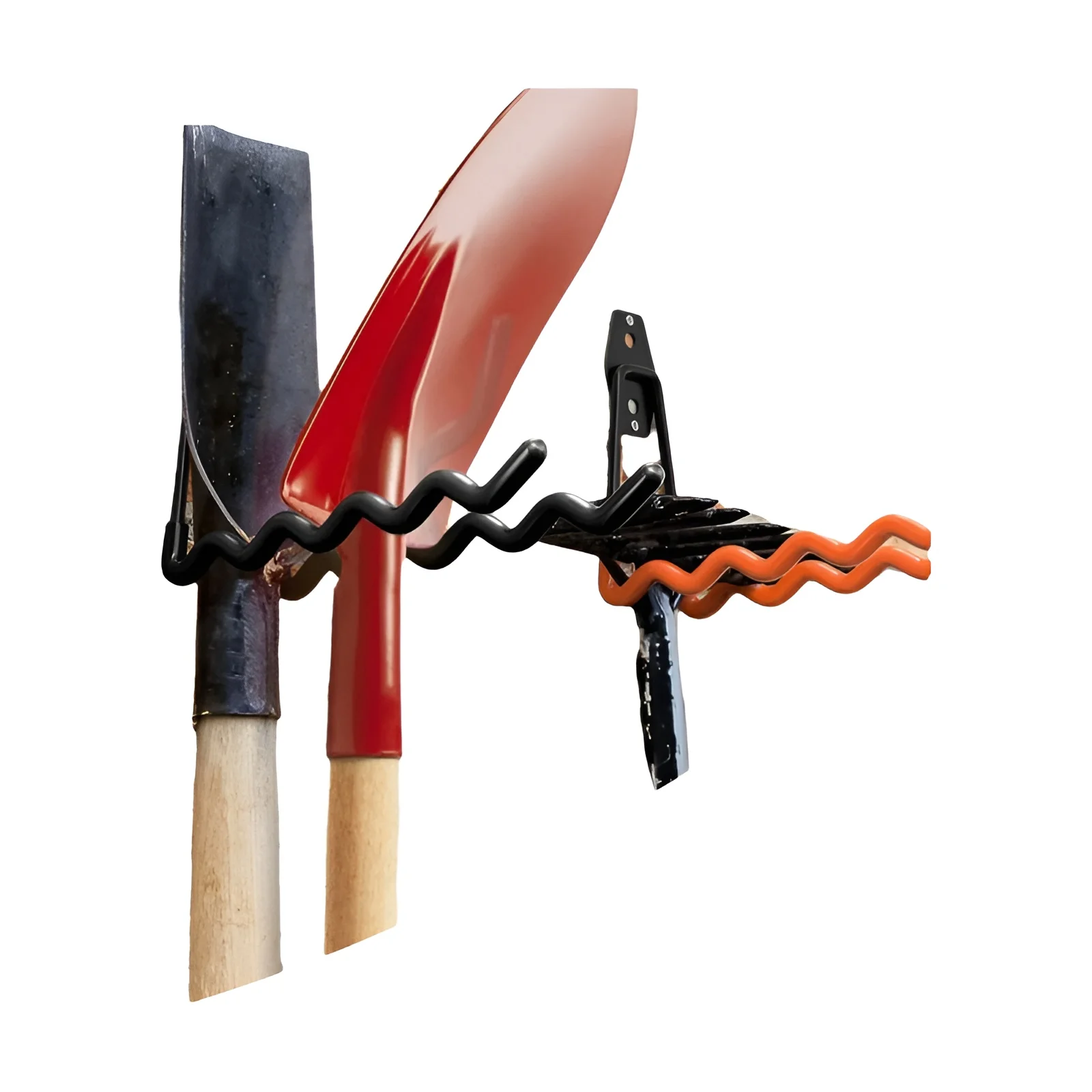 Ganchos utilitarios para garaje, organizador de herramientas de jardín