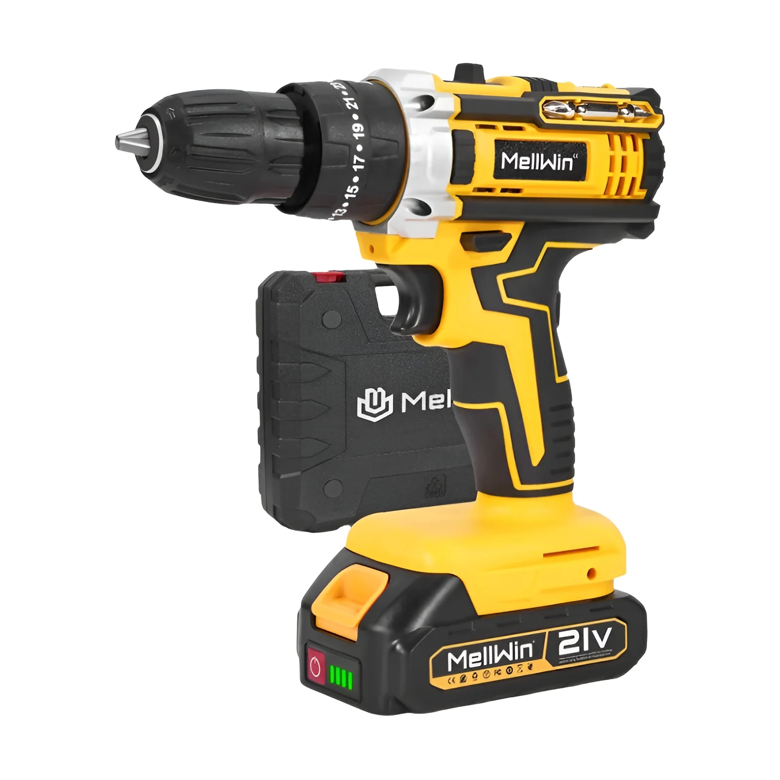 Taladro de impacto y destornillador inalámbrico Makita, herramienta eléctrica para Pin de batería